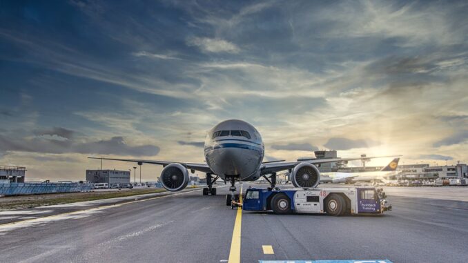 Flugverspätung am Flughafen